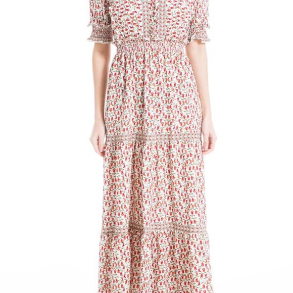 Floral Print Maxi Dress - Picture 1 of 6